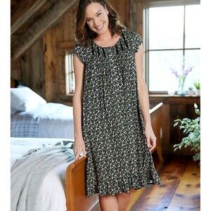 Eileen West Floral Nightgown